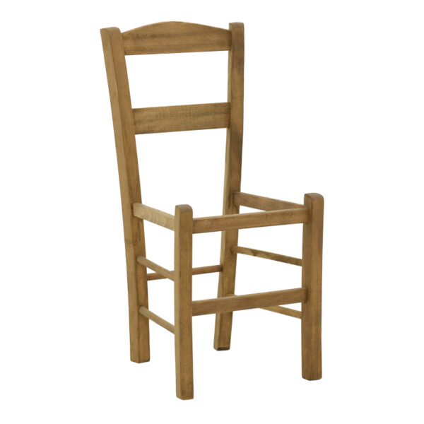 Coffee shop nice chair Syros pakoworld walnut wood 42x40x89cm 319-000006