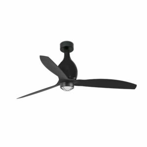 MINI ETERFAN Ø128 CMS MATT BLACK WITH BLACK BLADESFARO - 32030