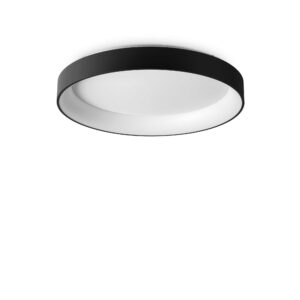 IDEAL LUX Φωτιστικό Οροφής LED 62W 3000K 7800lm Ziggy PL d80 Μαύρο  - 321615
