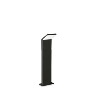 IDEAL LUX Φωτιστικό Κολωνάκι Κήπου STYLE LED 9W 4000K IP54 Μαύρου Χρώματος - 322506