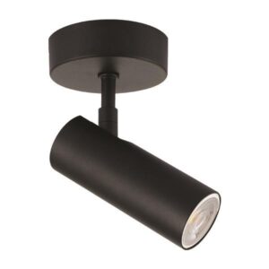 ΣΠΟΤ ΟΡΟΦΗΣ ΡΟΖΕΤΑ ΜΟΝΗ GU10 SLIM ΜΑΥΡΗ EUROLAMP 145-25001