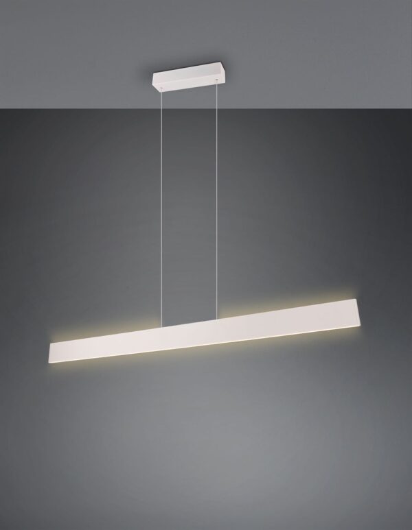 LED Κρεμαστό Γραμμικό Φωτιστικό Galway Γκρι Up-Down CCT 35W 4200lm Dimmable Trio Lighting - 349710176