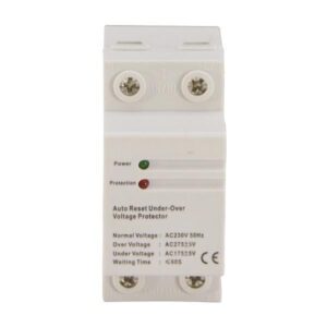 ΕΠΙΤΗΡΗΤΗΣ ΤΑΣΗΣ ΜΟΝΟΦΑΣΙΚΟΣ 63Α 2P 175-275V EUROLAMP - 500-22501