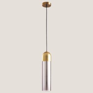 ΦΩΤΙΣΤΙΚΟ ΚΡΕΜΑΣΤΟ ΜΟΝΟ Ε14X1 SMOKY/ΧΡΥΣΟ EUROLAMP 144-40010