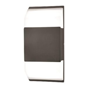 ΑΠΛΙΚΑ ΤΟΙΧΟΥ LED 5W 90x40x185 3000K IP54 ΜΑΥΡΗ PRO EUROLAMP 145-20221