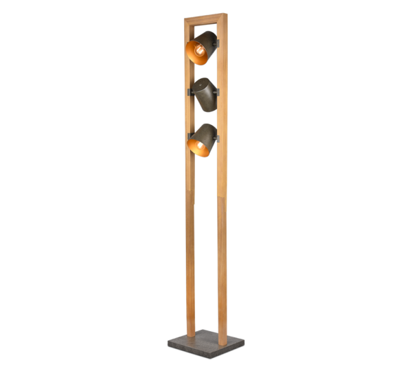 Φωτιστικό Δαπέδου Trio Lighting 3χE14   Νίκελ Αντικέ Μεταλλικό    - 401900367