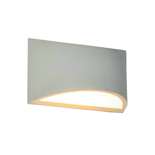 InLight Επιτοίχιο φωτιστικό λευκό από γύψο (43415)