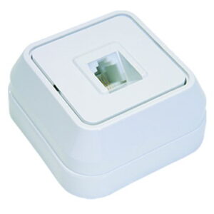 ΙΡ20 ΠΡΙΖΑ TF RJ11 ΕΞΩΤΕΡ. ΛΕΥΚΗ MAKEL - 45114