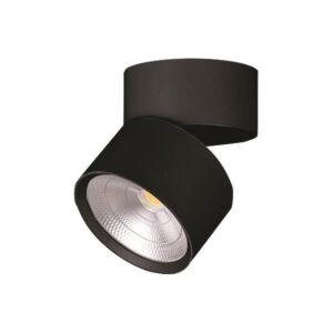 ΦΩΤΙΣΤΙΚΟ ΟΡΟΦΗΣ ΚΙΝΗΤΟ ΚΥΛΙΝΔΡΟΣ LED 15W 4000K ΜΑΥΡΟ PLUS EUROLAMP - 145-25207