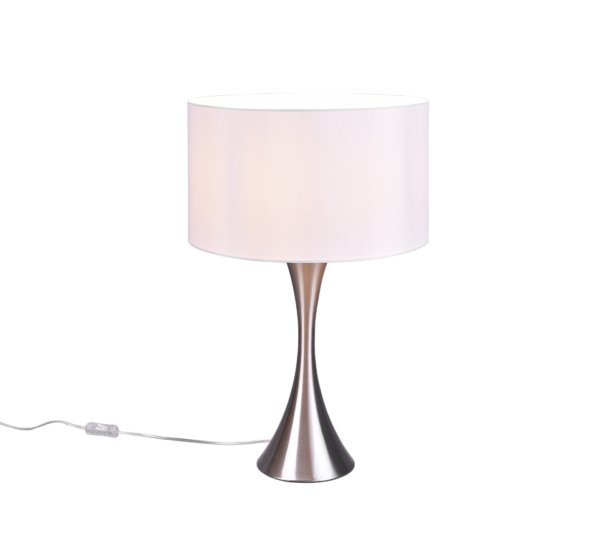 Επιτραπέζιο Φωτιστικό Trio Lighting SABIA  1x E27 Νίκελ Ματ Μεταλλικό   - 515700107