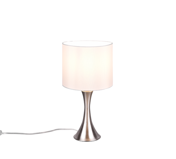Επιτραπέζιο Φωτιστικό Trio Lighting SABIA  1x E27 Νίκελ Ματ Μεταλλικό   - 515790107