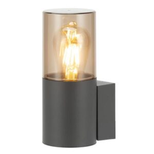 ΑΠΛΙΚΑ ΤΟΙΧΟΥ ΑΛΟΥΜΙΝΙΟΥ E27 120x90x220 IP54 ΜΑΥΡΗ EUROLAMP - 145-20621