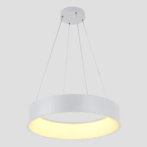 ΦΩΤΙΣΤΙΚΟ ΚΡΕΜΑΣΤΟ ΣΤΡΟΓΓΥΛΟ LED 40W 3000Κ  ΛΕΥΚΟ EUROLAMP 144-17013