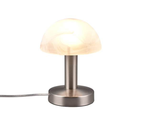 Επιτραπέζιο Φωτιστικό Trio Lighting FYNN II  1x E14 Νίκελ Ματ Μεταλλικό αφής  - 599100107