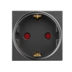 ΠΡΙΖΑ ΣΟΥΚΟ 2 MODULES 16A ΓΡΑΦΙΤΗΣ EUROLAMP - 152-20450
