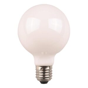 ΛΑΜΠΑ LED ΓΛΟΜΠΟ G125 CROSSED FILAMENT 8W Ε27  4000K 220-240V MILKY EUROLAMP 147-78441