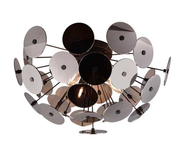 Φωτιστικό Οροφής Trio Lighting 3xE14 Μαύρου Χρώματος - 609900357