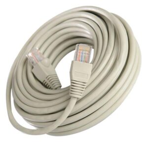 PATCH CORD UTP CAT-5e 26AWG ΓΚΡΙ 10m EUROLAMP 147-10154