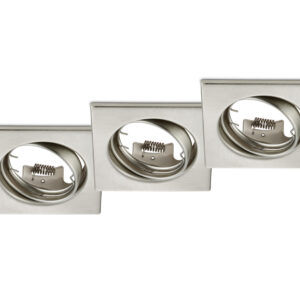 Χωνευτό Φωτιστικό Trio Lighting   3xGU10 Νίκελ Ματ Μεταλλικό    650000307