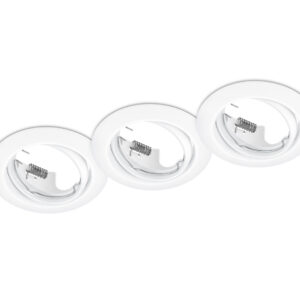 Χωνευτό Φωτιστικό Trio Lighting   3xGU10 Λευκό Ματ Μεταλλικό    650100331
