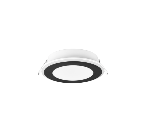 Χωνευτό Φωτιστικό Trio Lighting  LED 10W Μαύρο Ματ Πλαστικό 1040lm  3000K - 652410132