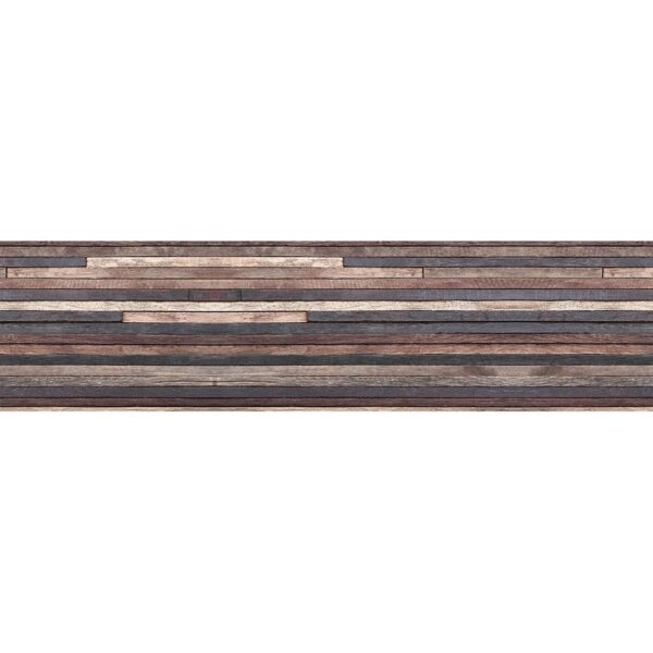 Wood Stripes πλάτη προστασίας τοίχων κουζίνας και μπάνιου Ango - 67315