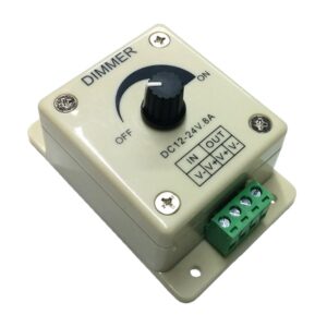 LED Dimmer Εξωτερικό με Ποτενσιόμετρο 12v (96w) - 24v (192w) GloboStar 73315