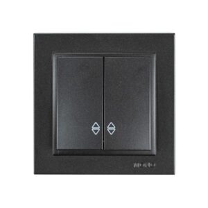 ΔΙΑΚΟΠΤΗΣ A/R-K/R ΜΑΥΡΟΣ EUROLAMP - 152-10307