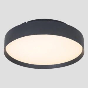 ΠΛΑΦΟΝΙΕΡΑ LED 80W Φ800x110 3000Κ ΜΑΥΡΗ EUROLAMP 144-51005