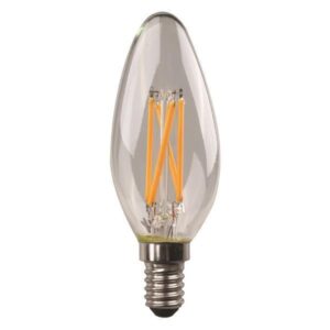 ΛΑΜΠΑ LED ΚΕΡΙ CROSSED FILAMENT 6.5W E14 2700K 220-240V DIMMABLE EUROLAMP - 147-78183