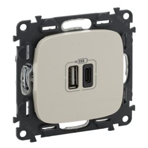 VALENA ALLURE ΠΡ 2ΧUSB ΦΟΡΤ A&C 3000MA IVORY LEGRAND - 754966