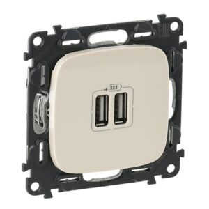 VALENA ALLURE ΠΡ 2ΧUSB ΦΟΡΤ 1500MA IVORY LEGRAND - 754996