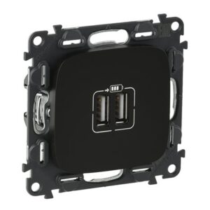 VALENA ALLURE ΠΡ 2ΧUSB ΦΟΡΤ 1500MA BLACK LEGRAND - 754998