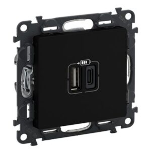 VALENA LIFE ΠΡ 2ΧUSB ΦΟΡΤ A&C 3000MA BLACK - 756306