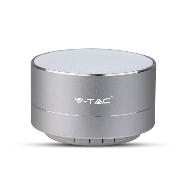 Mini Φορητό Ασύρματο Ηχείο V-TAC Bluetooth 3W Ασημί - 7713 (Αντιγραφή)
