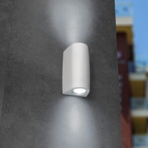 FUMAGALLI MARTA  90 2L ΑΠΛΙΚΑ ΤΟΙΧΟΥ UP & DOWN ΛΕΥΚΗ GU10 2x3,5W 170x92mm EUROLAMP - 145-26271