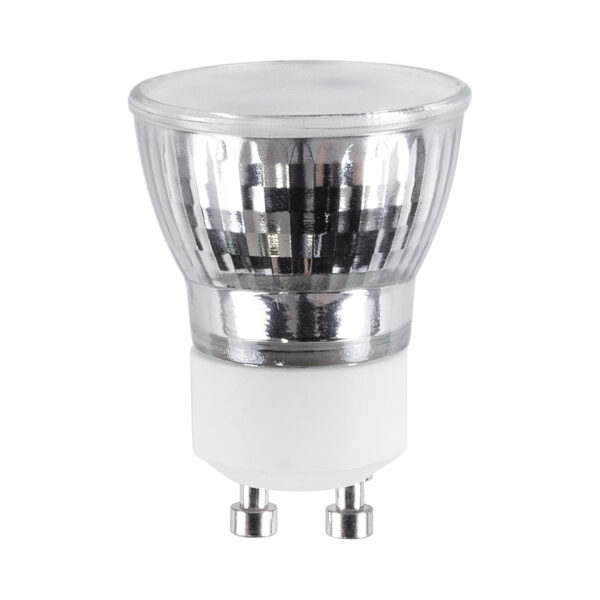 GloboStar® 76007 Σποτ LED GU10 MR11 4W 380lm 120° AC 85-265V με Λευκό Γαλακτερό Γυαλί Φυσικό Λευκό 4500K - 2 Χρόνια Εγγύηση