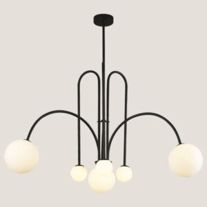 ΦΩΤΙΣΤΙΚΟ ΚΡΕΜΑΣΤΟ 6xG9W ΜΑΥΡΟ EUROLAMP 144-20006