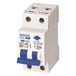 ΡΕΛΕ RCBO ΔΙΠΟΛΙΚΟ 25A 6KA 30mA 1+N GACIA TYPE AC EUROLAMP - 500-43524