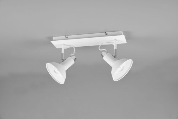 Φωτιστικό Spot Trio Lighting ROXIE  2x E14 Λευκό Ματ Μεταλλικό   - 811900231