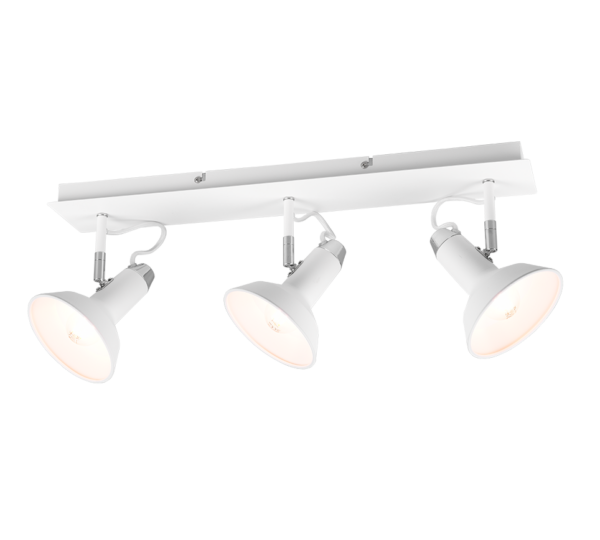 Φωτιστικό Spot Trio Lighting ROXIE  3x E14 Λευκό Ματ Μεταλλικό   - 811900331