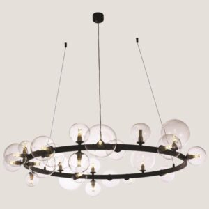 ΦΩΤΙΣΤΙΚΟ ΚΡΕΜΑΣΤΟ 24xG9 ΜΑΥΡΟ EUROLAMP 144-20013