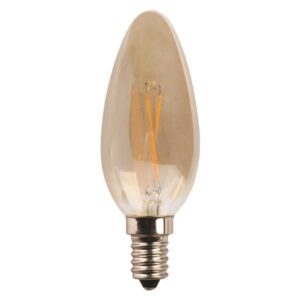 ΛΑΜΠΑ LED ΜΙΝΙΟΝ CROSSED FILAMENT 4.5W E14 2400K 220-240V GOLD DIMMABLE EUROLAMP - 147-78765