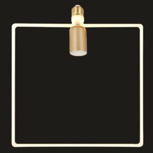 ΛΑΜΠΑ LED SOFT FILAMENT ΤΕΤΡΑΓΩΝΟ 12W E27 2700K 220-240V DIMMABLE FROST EUROLAMP 147-78721