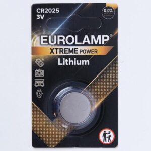 ΜΠΑΤΑΡΙΑ ΛΙΘΙΟΥ EXTREME CR2025 1τμχ EUROLAMP - 147-24131