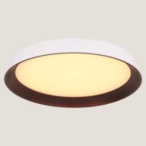 ΠΛΑΦΟΝΙΕΡΑ LED 60W Φ700x90 3000Κ ΛΕΥΚΗ/ΜΠΡΟΝΖΕ EUROLAMP 144-51007