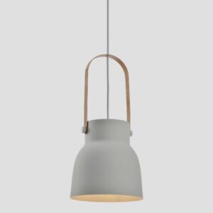 ΦΩΤΙΣΤΙΚΟ ΚΑΜΠΑΝΑ Ε27 Φ195x400 ΓΚΡΙ/ΛΕΥΚΗ EUROLAMP 144-27005