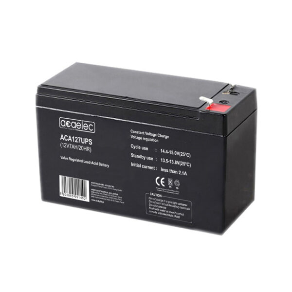 ΜΠΑΤΑΡΙΑ AGM VRLA 12V 7AH/20HR (F2 τερματικό) ACA - ACA127UPS