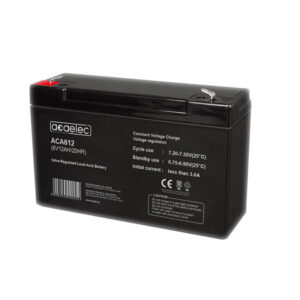 ΜΠΑΤΑΡΙΑ AGM VRLA 6V 12AH/20HR (F1 τερματικό) ACA - ACA612