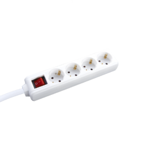 ΠΟΛΥΠΡΙΖΟ 4 ΣΟΥΚΟ ΑΣΦΑΛΕΙΑΣ ΜΕ ΔΙΑΚΟΠΤΗ 16A IP20 ΜΕ ΚΑΛΩΔΙΟ H05VV-F 3x1.5mm2 / ΚΑΘ ΜΗΚΟΥΣ 1.5m ACA - BMS20CS415